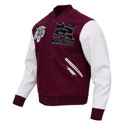 Tigers Morehouse College Varsity Maroon Jacket