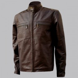 Tom Cruise Distressed Leather Jacket Tom Cruise Distressed Leather Jacket