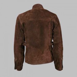 New Men's Tom Cruise Brown Suede Leather Jacket New Men's Tom Cruise Brown Suede Leather Jacket