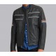 New Men's Tony Moto Multi Color Arm Stripe Leather Jacket New Mens Tony Moto Multi Color Arm Stripe Leather Jacket