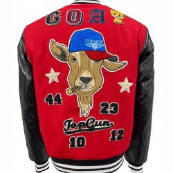 Top Gun Goat Varsity Jacket