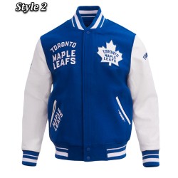 Toronto Maple Leafs Retro Classic Rib Varsity Jacket
