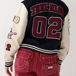 True Religion Wool Varsity Jacket