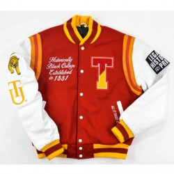 Tuskegee University Motto 2.0 Varsity Jacket Tuskegee University Motto 2.0 Varsity Jacket