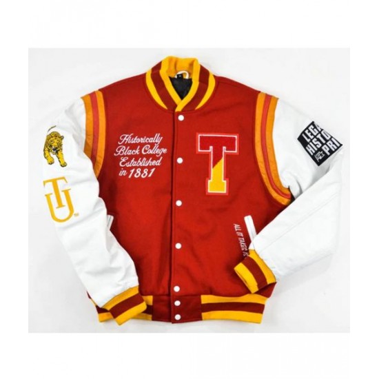 Tuskegee University Motto 2.0 Varsity Jacket Tuskegee University Motto 2.0 Varsity Jacket