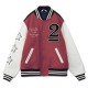 Undercover Last Orgy 2 Red Navy Wool Varsity Jacket