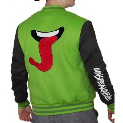 Unspeakable Letterman Green and Black Jacket