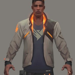 Valorant Phoenix Video Game Leather Jacket Valorant Phoenix Video Game Leather Jacket