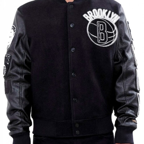 New York Brooklyn Nets Jacket - Jackets Masters