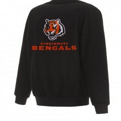 Varsity Cincinnati Bengals Black Wool Jacket Varsity Cincinnati Bengals Black Wool Jacket