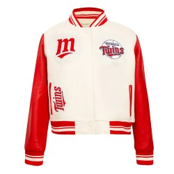 Varsity Retro Classic Rib Minnesota Twins Jacket Varsity Retro Classic Rib Minnesota Twins Jacket