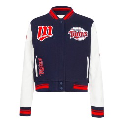 Varsity Retro Classic Rib Minnesota Twins Jacket Varsity Retro Classic Rib Minnesota Twins Jacket
