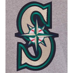 Varsity Seattle Mariners Navy Blue and Gray Wool Jacket Varsity Seattle Mariners Navy Blue and Gray Wool Jacket