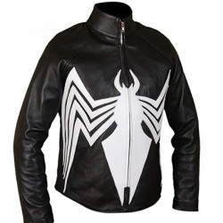 Venom Black Leather Jacket Costume Venom Black Leather Jacket Costume