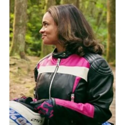 Virgin River S05 Kandyse Mcclure Motorcycle Leather Jacket Virgin River S05 Kandyse Mcclure Motorcycle Leather Jacket