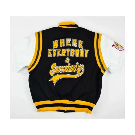 Where Everybody Is Somebody Varsity jacket