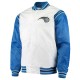 White/Blue Orlando Magic Renegade Varsity Satin Jacket