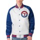 White/Blue Texas Rangers Clean-Up Hitter Jacket