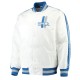 White Detroit Lions Throwback D-Line Satin Jacket