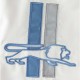 White Detroit Lions Throwback D-Line Satin Jacket