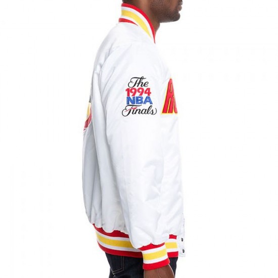 White Houston Rockets Jacket