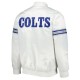 White Indianapolis Colts The Power Forward Satin Jacket