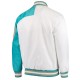 White Miami Dolphins Start of Season Retro Satin Jacket