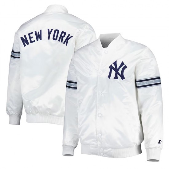 White Power Forward New York Yankees Jacket