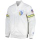 White The Power Forward LA Chargers Satin Jacket