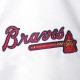 White and Navy Clean-Up Hitter Atlanta Braves Satin Jacket