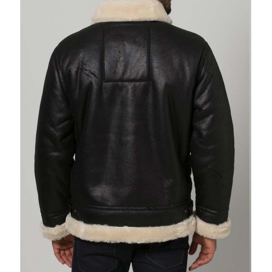 mens shearling aviator jacket