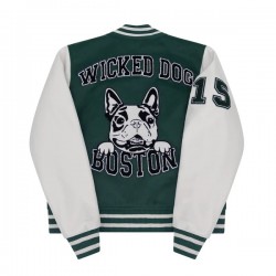 Wicked Letterman Green Varsity Jacket Wicked Letterman Green Varsity Jacket