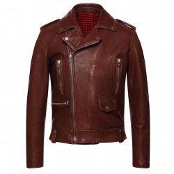 With Love S02 Nick Zhao Maroon Leather Jacket With Love S02 Nick Zhao Maroon Leather Jacket
