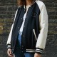 Women's Iets Frans Varsity Black and White Jacket