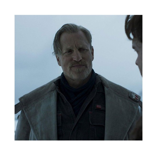 Woody Harrelson Solo A Star Wars Story Tobias Beckett Grey Coat