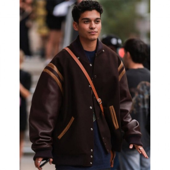 XO, Kitty Anthony Keyvan Wool Bomber Varsity Jacket