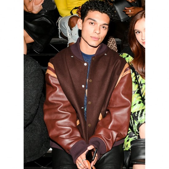 XO, Kitty Anthony Keyvan Wool Bomber Varsity Jacket