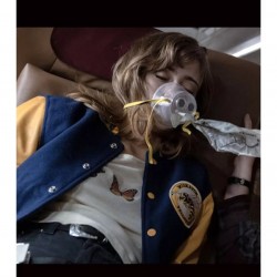 Yellowjackets Ella Purnell Letterman Jacket Yellowjackets Ella Purnell Letterman Jacket