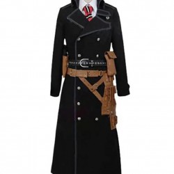 Yukio Okumura Blue Exorcist Wool Black Coat Yukio Okumura Blue Exorcist Wool Black Coat