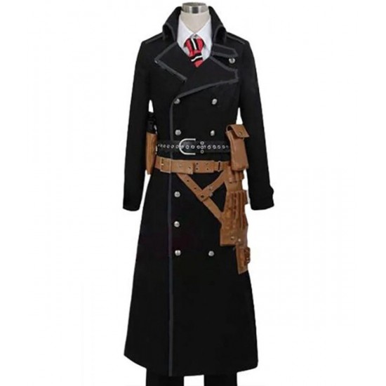 Yukio Okumura Blue Exorcist Wool Black Coat