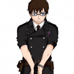 Yukio Okumura Blue Exorcist Wool Black Coat Yukio Okumura Blue Exorcist Wool Black Coat