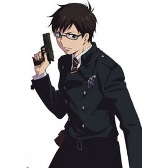 Yukio Okumura Blue Exorcist Wool Black Coat