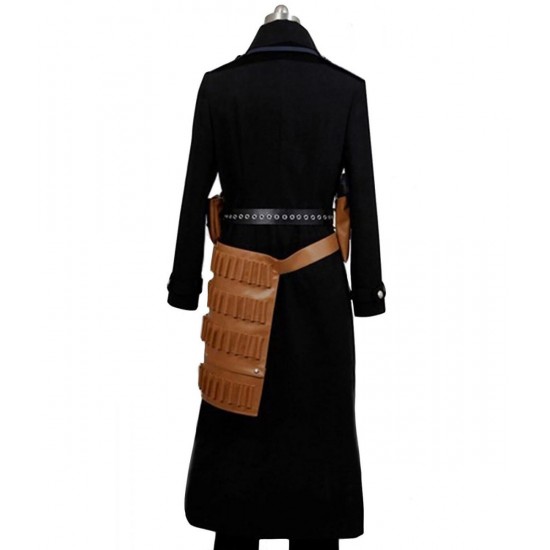 Yukio Okumura Blue Exorcist Wool Black Coat