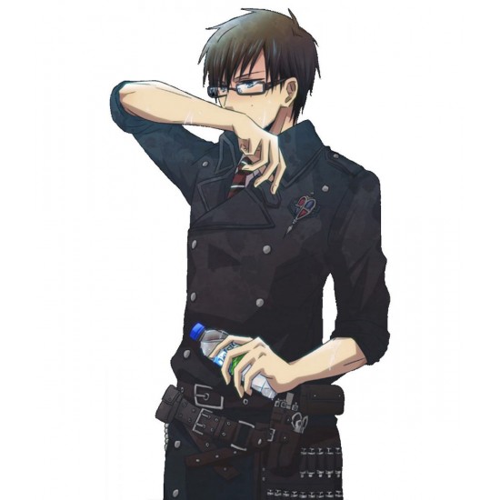 Yukio Okumura Blue Exorcist Wool Black Coat