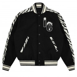 Zebra BBC Varsity Black Wool Jacket