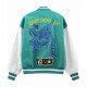 Zero Fighter Dinosaur Skeleton T-Rex Letterman Jacket