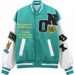 Zero Fighter Dinosaur Skeleton T-Rex Letterman Jacket Zero Fighter Dinosaur Skeleton T-Rex Letterman Jacket