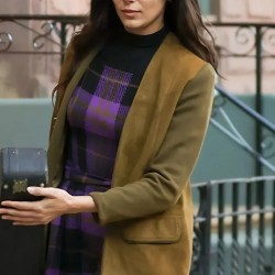 A Complete Unknown Monica Barbaro Brown Coat A Complete Unknown Monica Barbaro Brown Coat