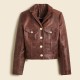 A.J. Cook Criminal Minds Jennifer Jareau Brown Leather Jacket A.J. Cook Criminal Minds Jennifer Jareau Brown Leather Jacket