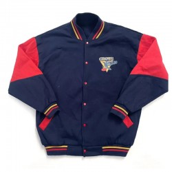 Adelaide Crows Blue and Red Varsity Wool Jacket Adelaide Crows Blue and Red Varsity Wool Jacket